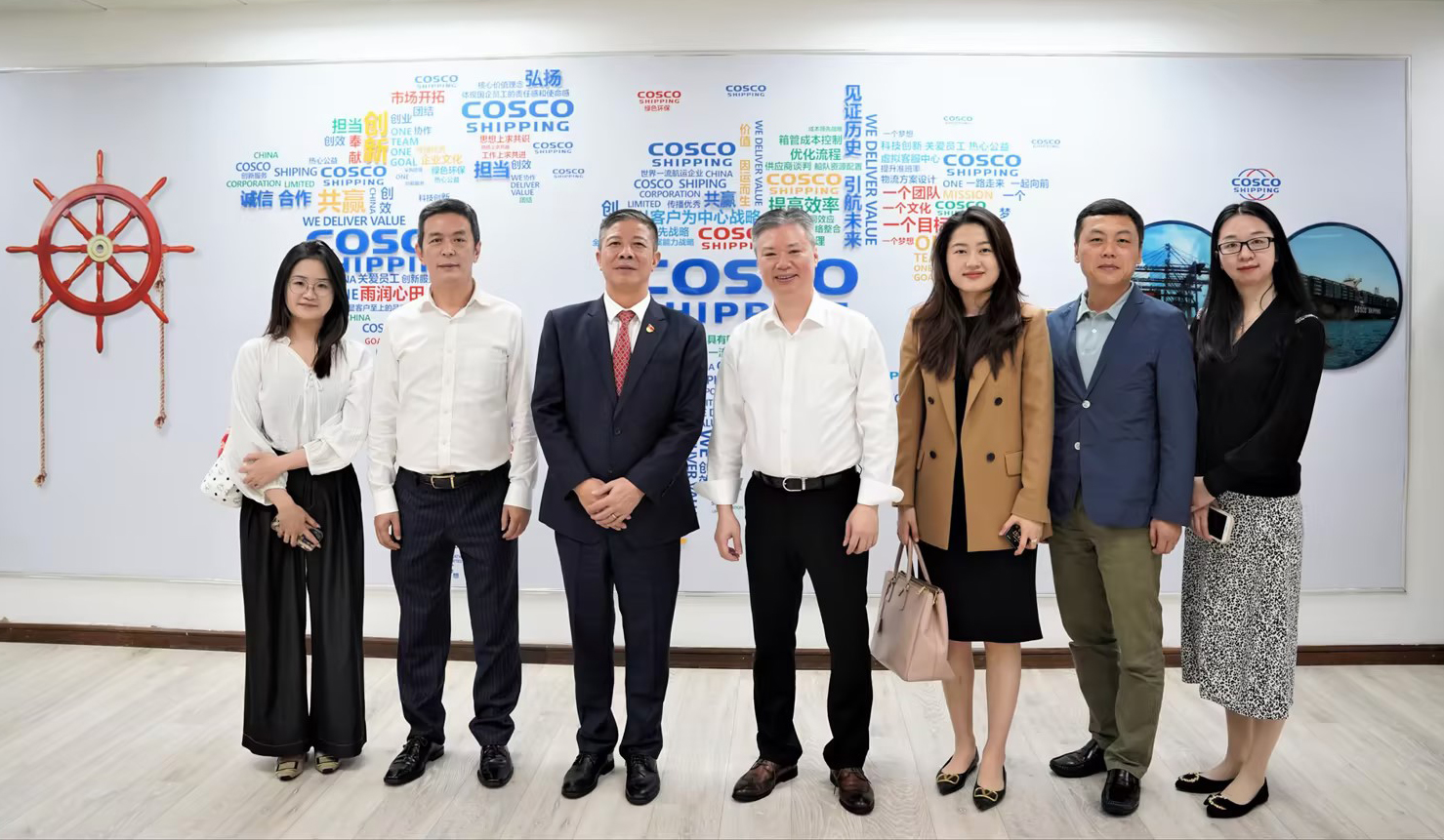 集團(tuán)高層拜訪(fǎng)COSCO
